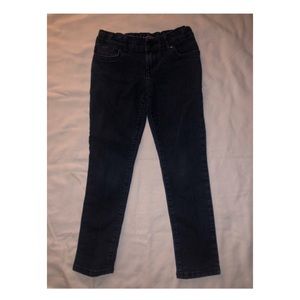 Dark wash denim jeans